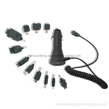 Black Car Charger with Cable (5V, 1A) (XF-CC-014)